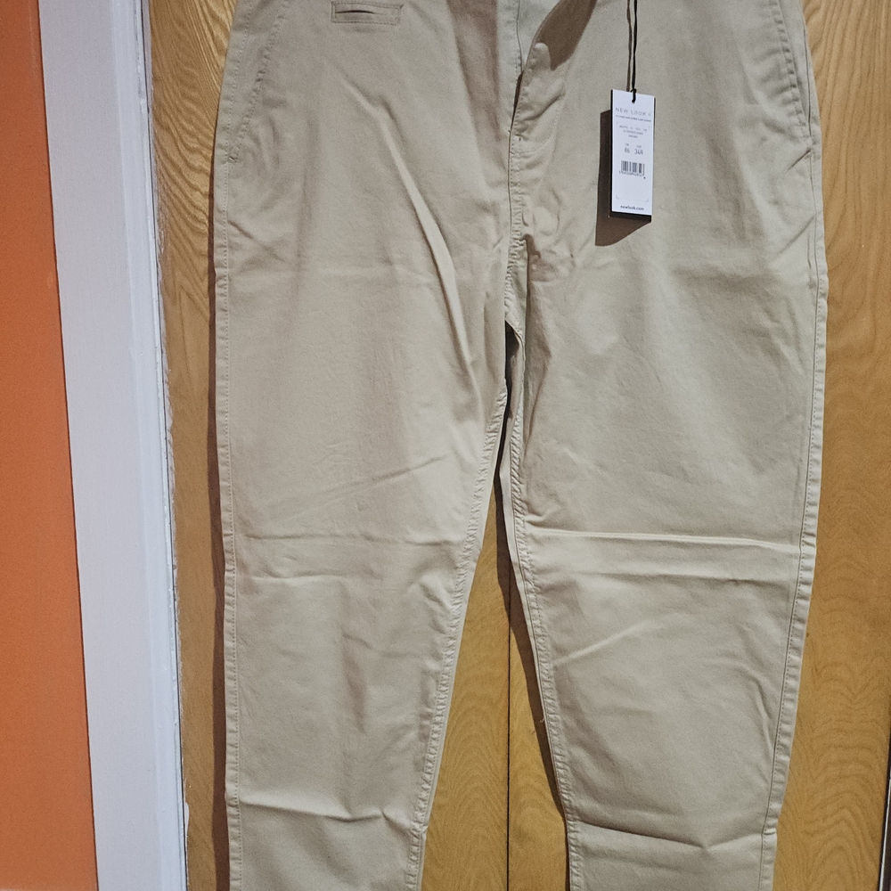 New Look Men's Khaki Chinos